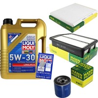 Mann Inspektionspaket 5L Liqui Moly Longlife 5W-30 FüR Hyundai I30 1.4 1.6 Gdi