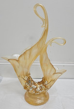 Rare Pearl Illusion Resin Centerpiece Table Vase 18"