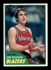 1981 Topps West #87 Jim Paxson RC NM X3694042