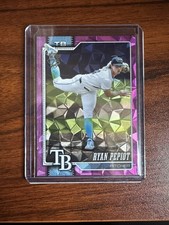 Topps 2026  Series 1 Pink Diamante Foil #313 Ryan Pepiot Tampa Bay Rays