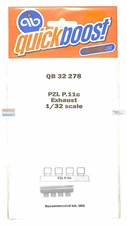 QBT32278 1:32 Quickboost PZL P.11c Exhaust (IBG kit)