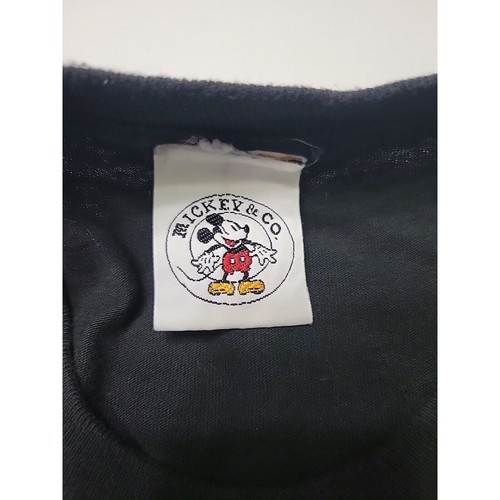 Disney Park Mickey Co Camisa Retro Hombres Grande Negra Talla Única Puntada Camiseta De Colección - Imagen 7 de 12