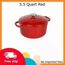 Lodge Enameled Cast Iron Dutch Ovens - 5.5 Qu...