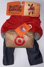 BOOTS BARKLEY TARGET WORKER DOG COSTUME Sz.M Up To 40lbs