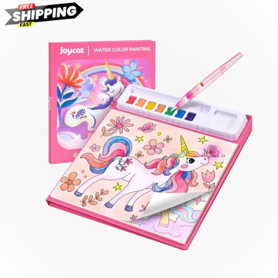 Toddler Art Gift - Water Coloring Book Magical Pony Ages 3-8