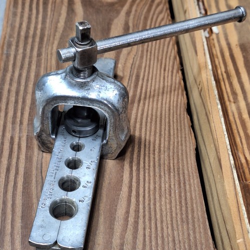 Vintage Imperial Brass 286-FS Precision Tube Flaring Tool 3/16"-5/8" USA Chicago