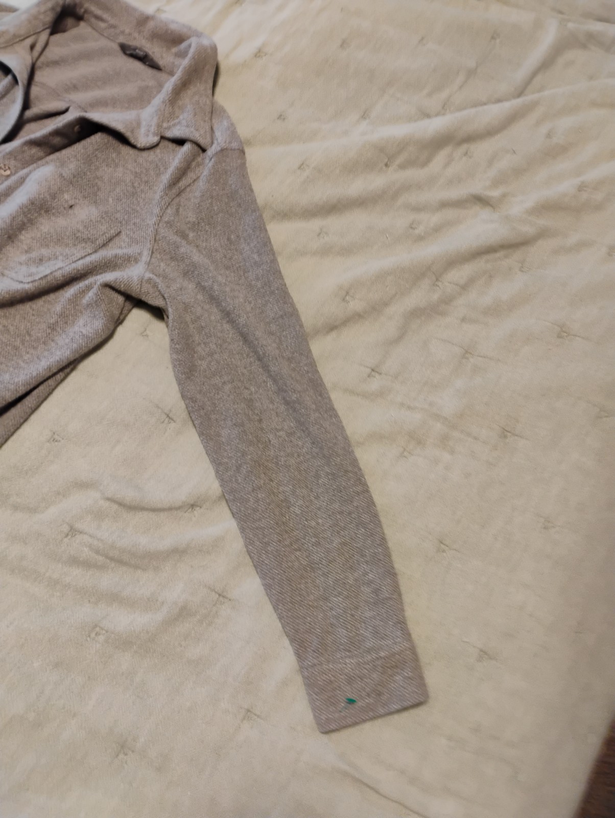 Members Mark Gray Button Down Sweater Women's Siz… - image 6