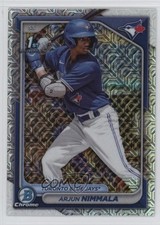 2024 Bowman Chrome Prospects Mega Box Mojo Refractor Arjun Nimmala #BCP-142 11oh