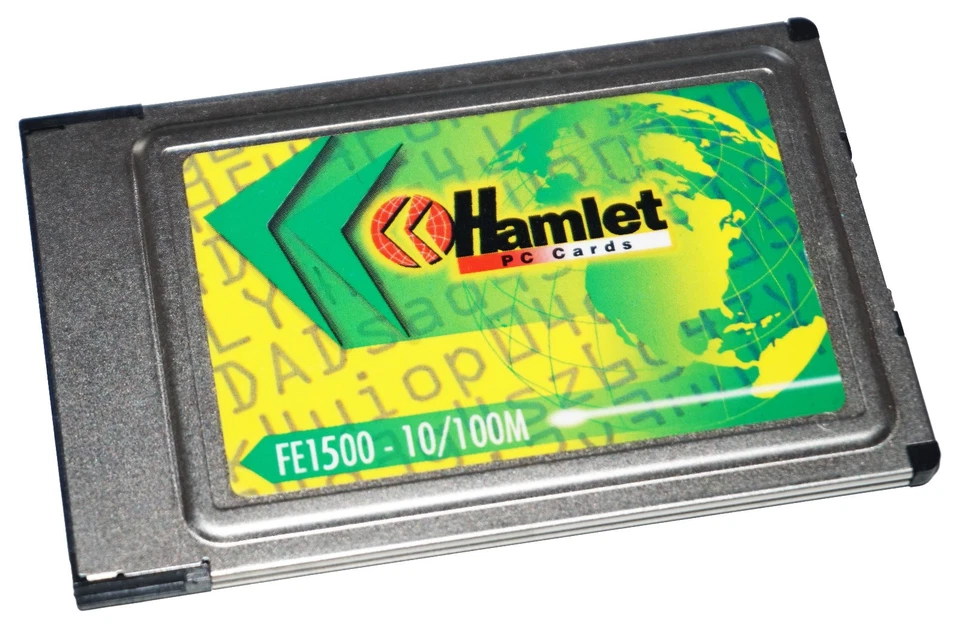 🔥🔥🔥 Scheda di rete PCMCIA Hamlet PC Cards FE1500 10/100 + Regalo XUSB2CB! - Bild 3 von 4