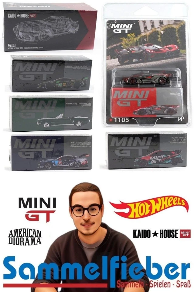 Mini GT, Kaido House & Hot Wheels - Diecast Verkaufsstream by sammel-fieber