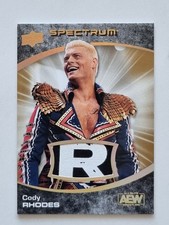 Cody Rhodes 2021 AEW Spectrum 1/1 GOLD MEMORABILIA 1 OF 1 Upper Deck WWE