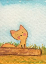 Aceo Original Mixed Media Art