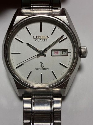 CITIZEN シチズン QUARTZ CRYSTRON 腕時計 ヴィンテージ Citizen Crystron Quartz Men's Watch Vintage From Japan | eBay