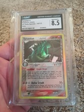 CGC 8.5 Tyranitar δ 2005 EX Delta Species 16/113 Holo Pokemon Card