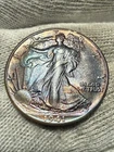 1941 Walking Liberty Half Dollar, Gem BU++ High Grade Toned