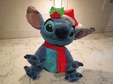 Disney Stitch holiday Christmas plush toy doll stuffed animal Lilo  Stitch 12"