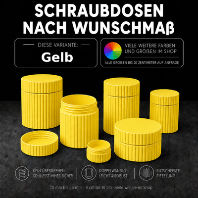 Schraubdose Drehverschlussdose Dose Box Sortierbox Kästchen