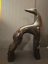 Royal Haeger  Ceramic Greyhound Whippet Sculpture Large,21.5"