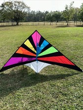 Delta Kite Single line Huge 104 x 55"  RipStop Nylon  Carbon Spars  Bag