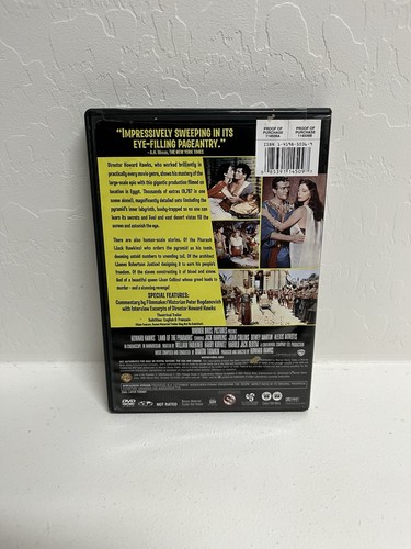 Land of the Pharoahs - 1955 (DVD, 2007) WB Cult Camp Classics Nice Clean Disc - Foto 2 di 6