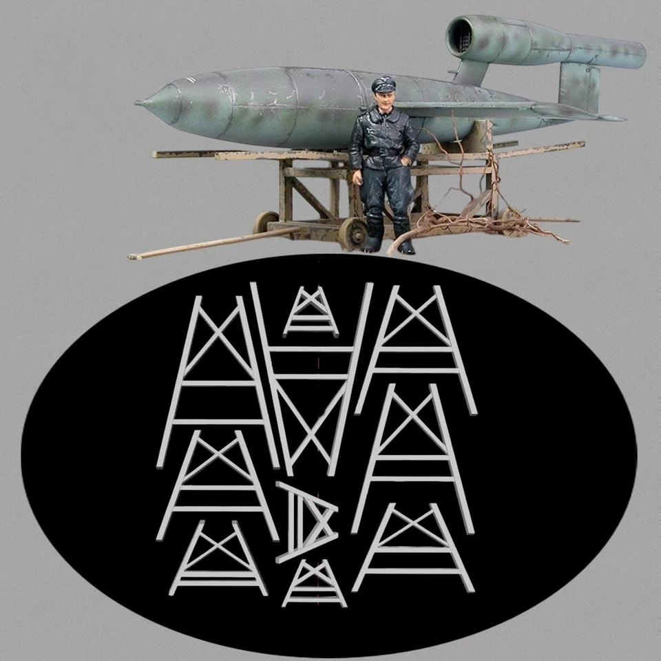 Kit maqueta para montar y pintar - Vehículo militar - Fieseler V1 bomb - 1/72 - Immagine 3 di 3