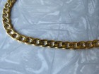 Vintage AVON Goldtone Chunky 1/4" Flat Chain Link 18.5" Necklace — photo 2