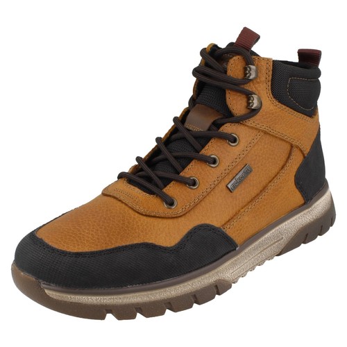 Bottes à Lacets Rieker Homme 13740 - Cuir Confortable Et Imperméable