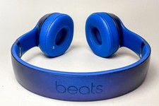 Beats by Dr. Dre Solo B0518 Headband Headphones Blue Ear-Cup Over-Ear Wired