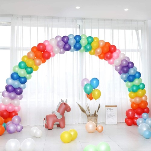 Rubfac 120 Luftballons verschiedene Farben 12 12 Zoll (120er Pack), mehrfarbig - Bild 6 von 7