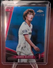 2024 Topps Chrome MLS #114 Caden Glover Blue Refractor /150