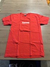Supreme 20th Anniversary Tee Shirt Bogo Box Logo Medium Red NEW
