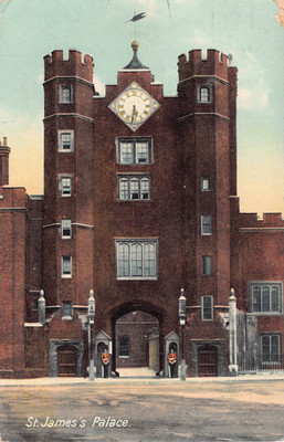POSTKARTE - LONDON - ST JAMES'S PALACE - MARLBOROUGH ROAD - VERSCHICKT 1920