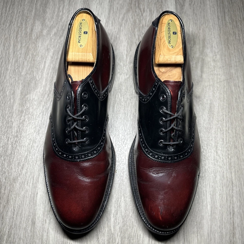 Johnston & Murphy Heritage Men’s Oxford Multicolor Leather US Size 10.5 D/B - Image 3 of 4