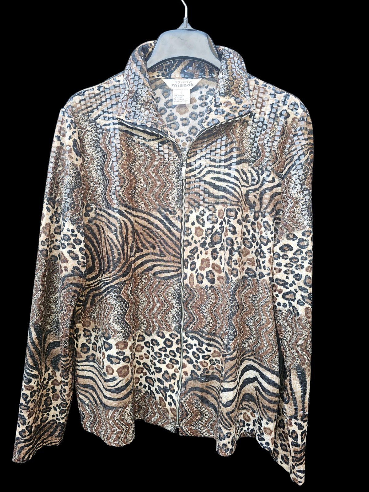 Exclusively Misook Leopard Print Embellished Full… - image 10