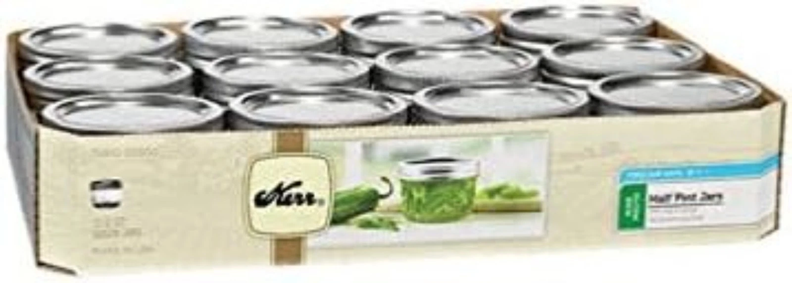 8 oz Canning Jars W/ Lids & Bands For DIY Gifts & Freezer Storage