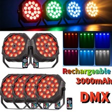 3000mAh Built-in Battery Wireless LED Par Light Disco Club Event Stage Light
