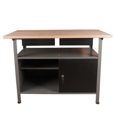 Werkbank Werktisch Werkstatt 120 cm Heimwerker Buche Montagewerkbank Ondis24