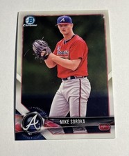 Mike Soroka 2018 Bowman Chrome Prospect #BCP89 Atlanta Braves