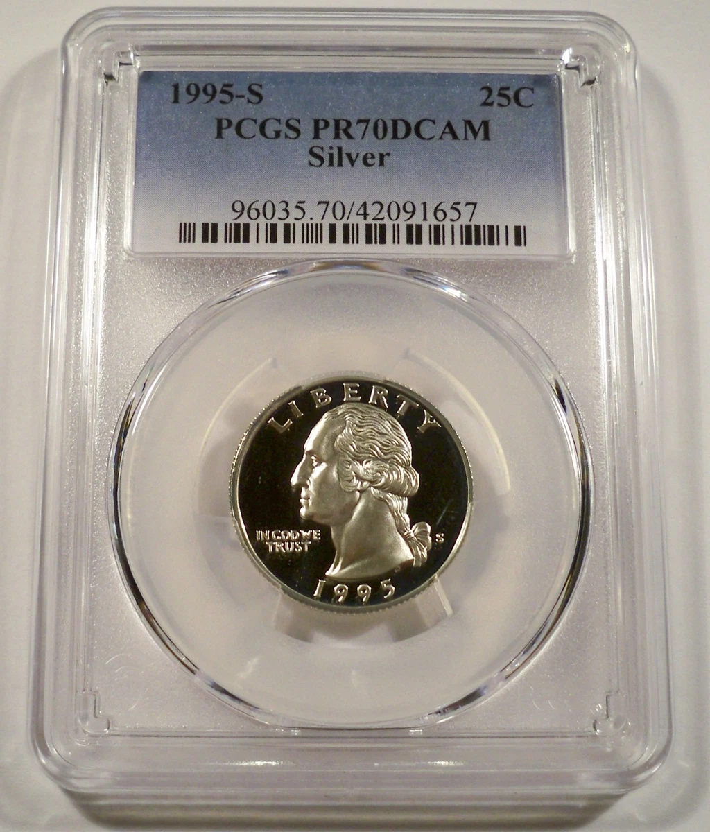 PR 70 Graded 1995 Washington Quarters (1932-1998) for sale | eBay