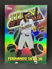 Fernando Tatis Jr 2026 Topps Titans Of The Game #TOG-19 Green Foil /99 - Padres