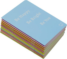 12 Pcs 4.9 Inch X 3.5 Inch Pocket Notebook 24 Sheets 48 Pages 7Mm College Rule