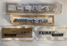 Mercedes A45 CLA 45 AMG 4matic Schriftzug Logo Emblem Satz W117 176 Original NEU Mercedes A45 CLA 45 AMG 4matic Schriftzug Logo Emblem Satz W117 176 Original NEU