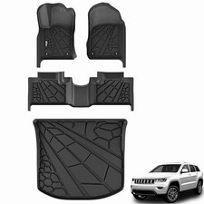 KARPAL Floor Mats  Cargo Liner for 2016-2021 Jeep Grand Cherokee / 2022 Grand