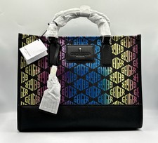 Kurt Geiger Chiswick Tote Bag Black Rainbow Brand New