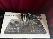 Pioneer DJ DDJ-FLX10 DJ Controller Package, Mic, Headphones, Serato Accesories