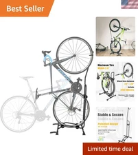 Bike Storage Stand Bike Rack Garage Floor Vertical Horizontal Bike Holder