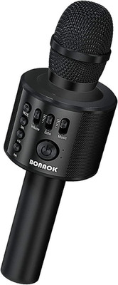 BONAOK Wireless Bluetooth Karaoke Microphone,3-In-1 Portable Handheld Karaoke Mi