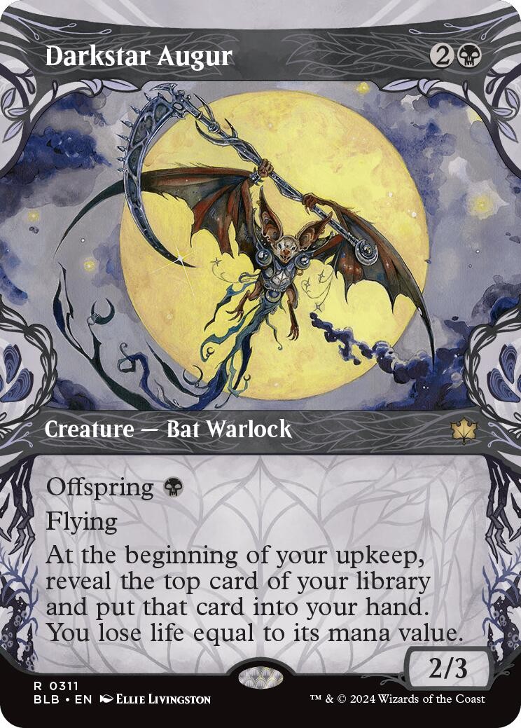 Darkstar Augur (Showcase) 311 - NM - Bloomburrow