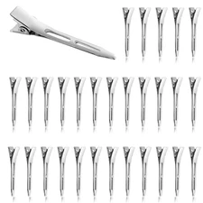 Giantree 30-Pack Metal Duckbill Clips, Styling Partition Curling Clips, 5.5Cm Si