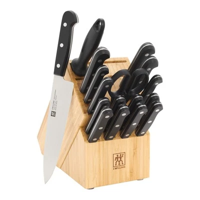 ZWILLING J.A. HENCKELS ZWILLING TWIN Gourmet 18-pc, Knife block set, natural - NEW - Free shipping US